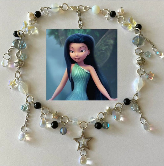silvermist tinkerbell complex necklace