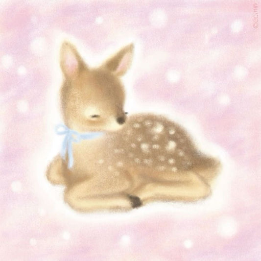 custom fawn keychain + phonecharm