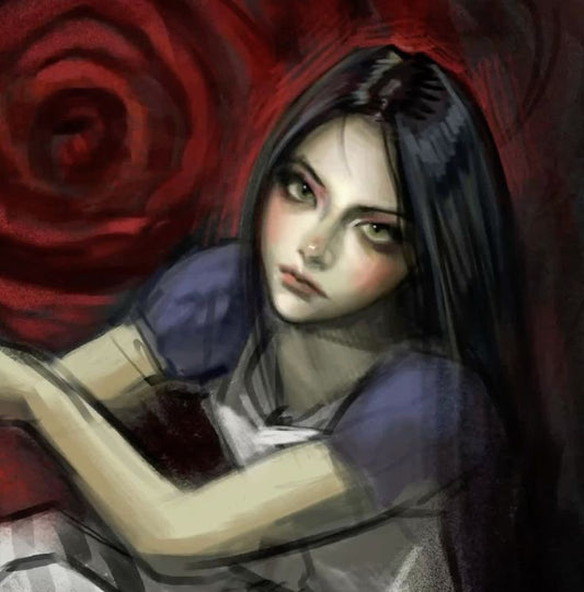 custom complex alice in madness necklace
