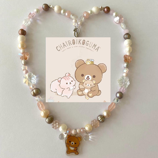 rilakkuma chocolate necklace