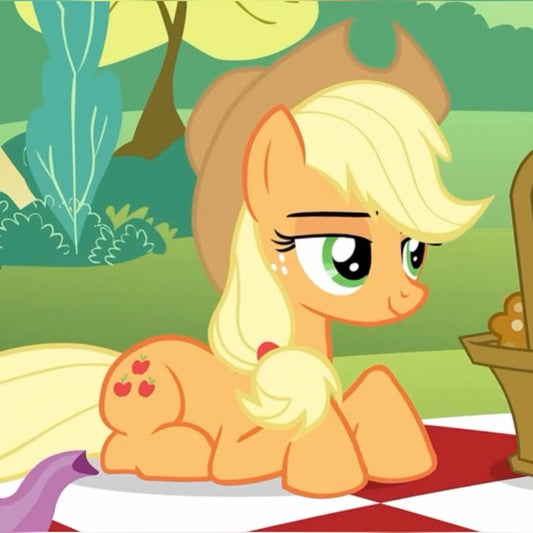 custom applejack keychain + phonecharm set