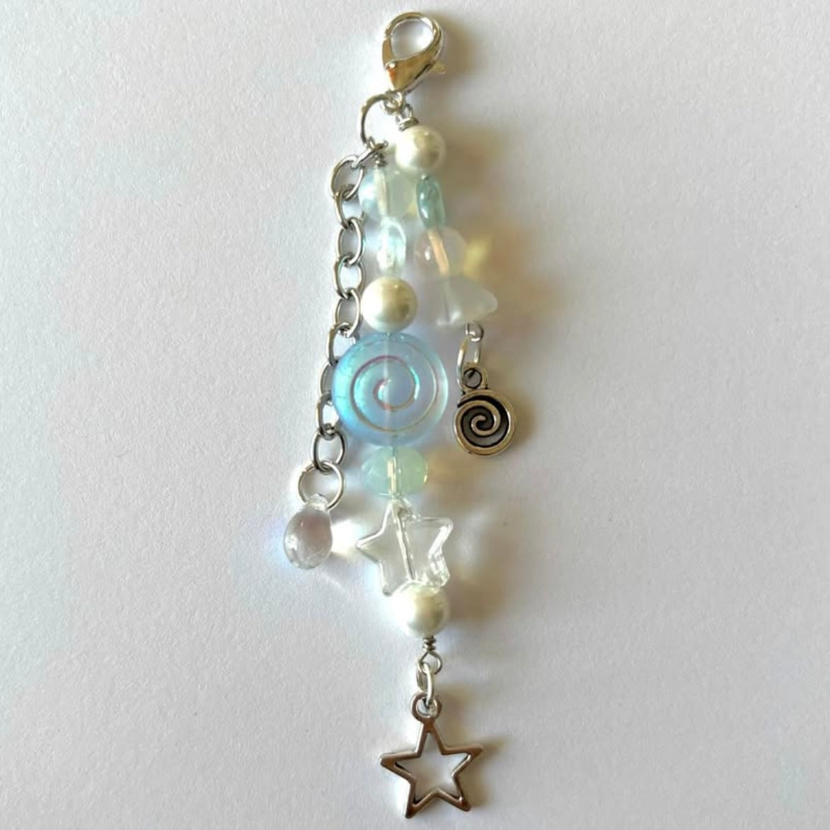 angel kitty keychain