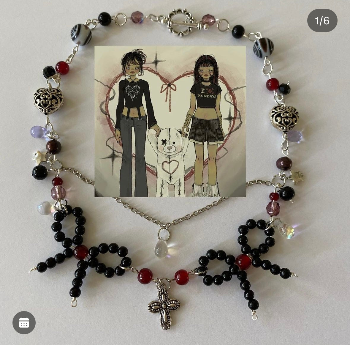 i ☠️ mondays complex necklace
