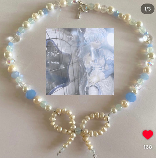 angel bow necklace