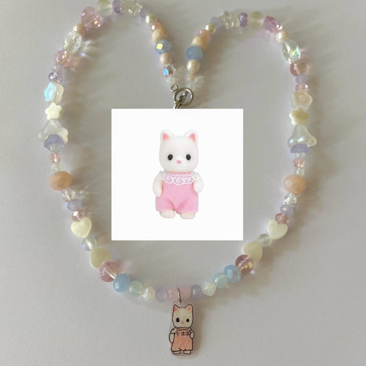 calico critters kitty necklace