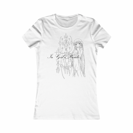 “in god’s hands” premium handmade tee