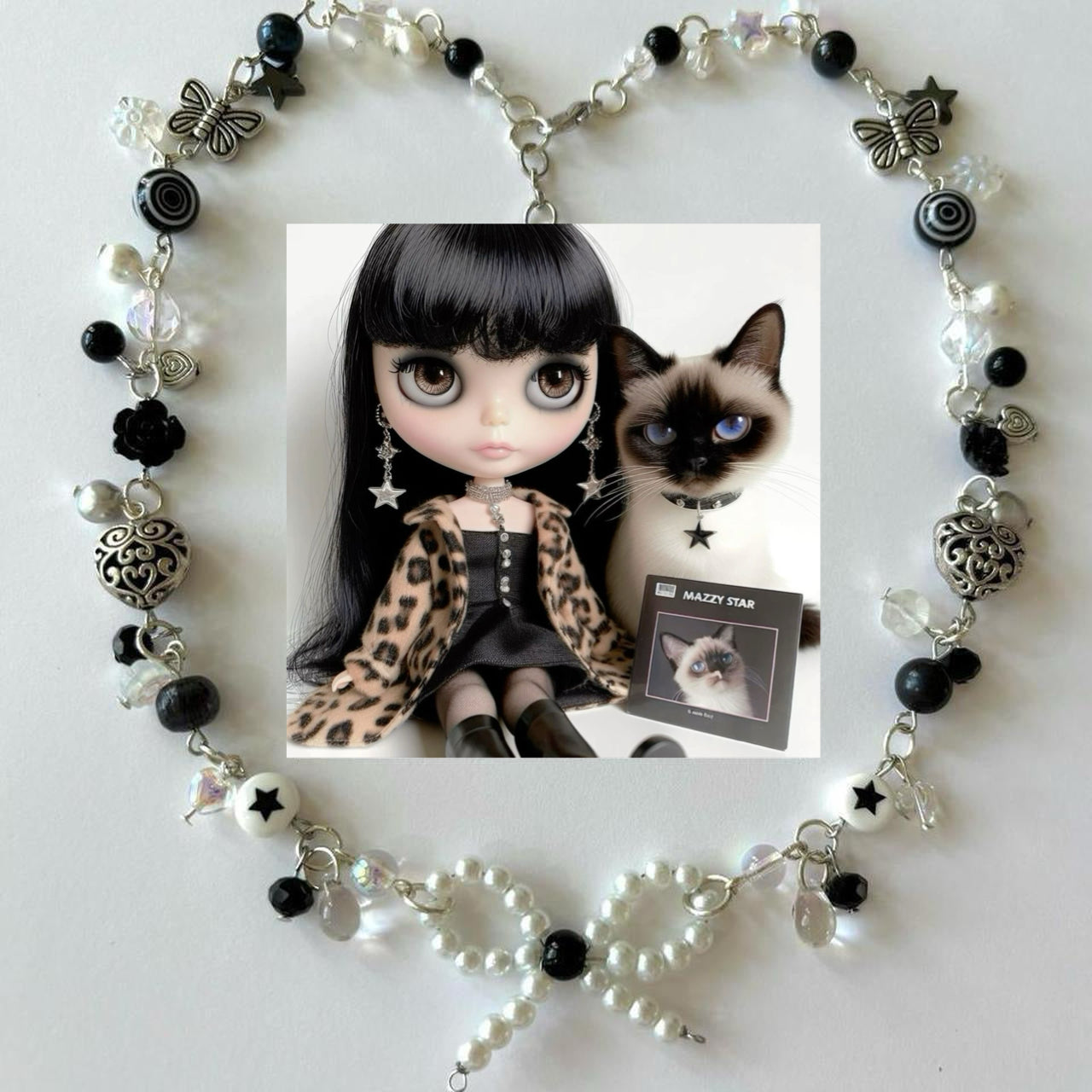 midnight star blythe doll complex necklace