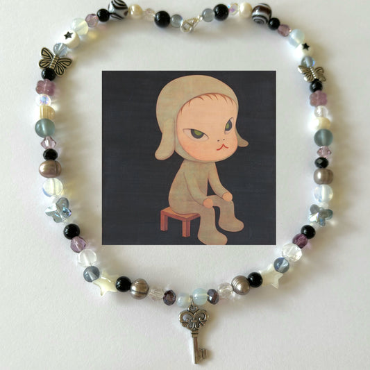 sleepless night yoshitomo nara necklace