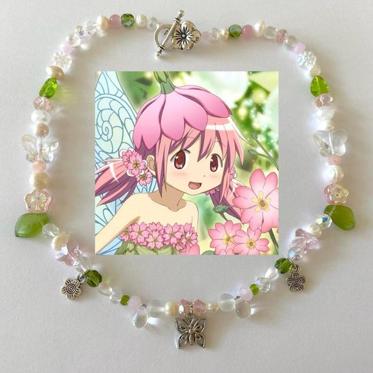 floral madoka necklace