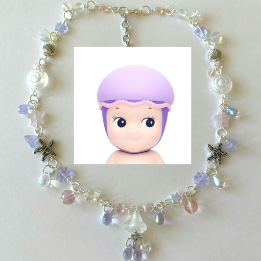 sonny angel jellyfish complex necklace