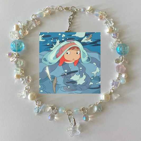 ponyo under the sea necklace