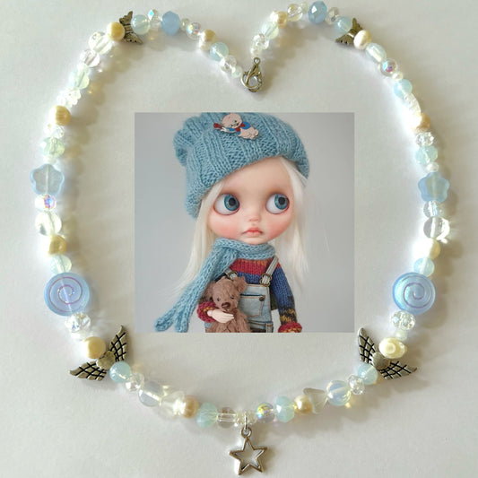 angel heart blythe doll necklace