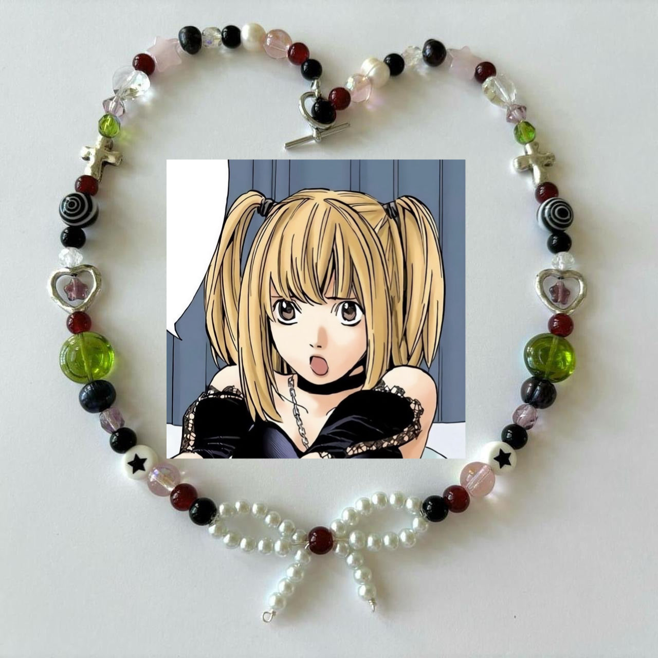 misa amane bow necklace