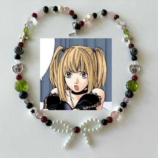 misa amane bow necklace