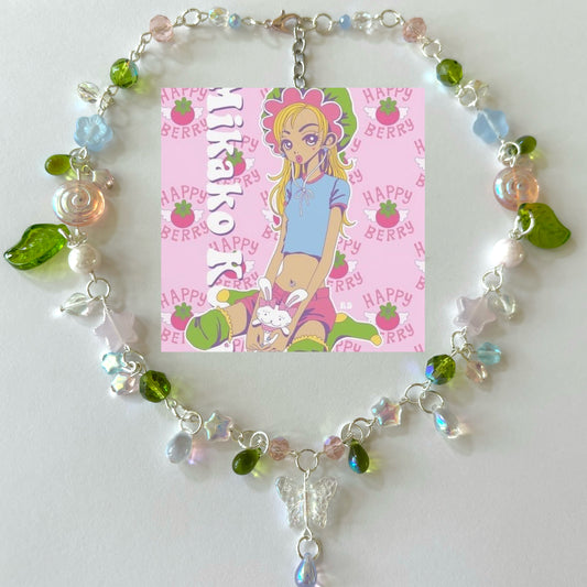 happy berry complex necklace