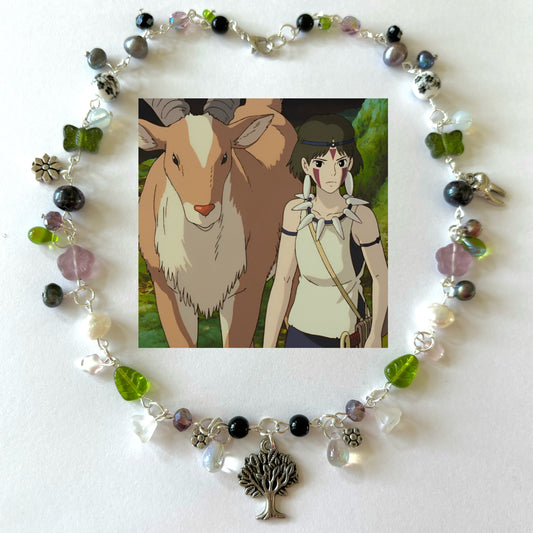 princess mononoke complex necklace