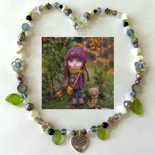 sweater weather blythe doll necklace