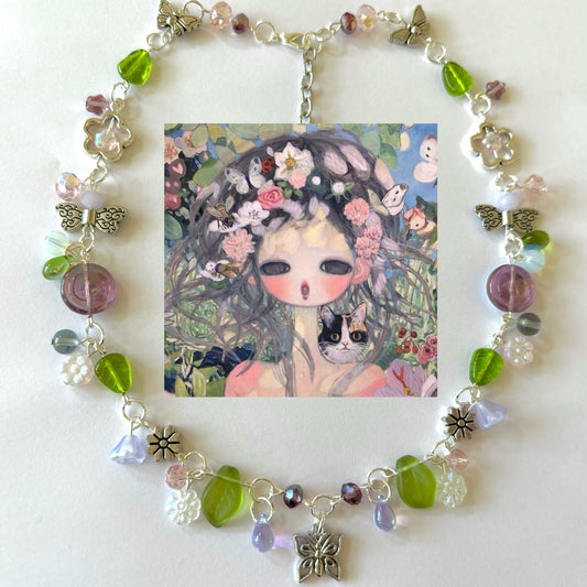 aya takano fairy garden necklace