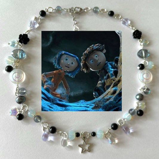 wybie & coraline’s discovery necklace