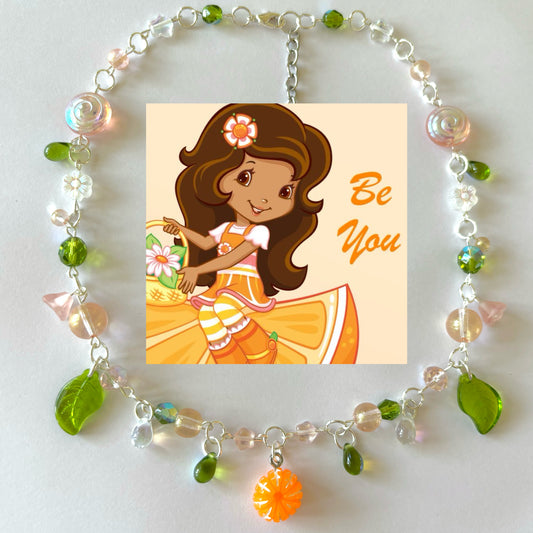 orange blossom complex necklace