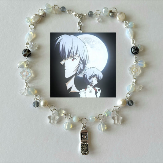 rei ayanami evangelion necklace