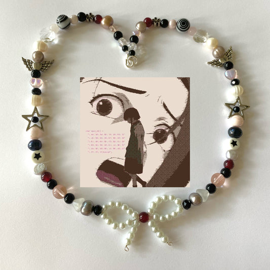 lain bow necklace