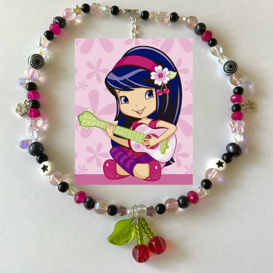 cherry jam necklace